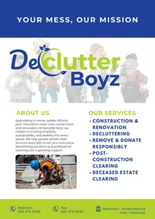 Decluttering and Cleaning services