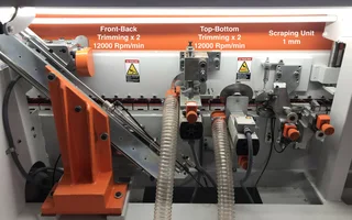 NEW MACHINE !! BSK 430 PLUS AUTOMATIC EDGEBANDER (PRE-MILLING EDGE BANDER)