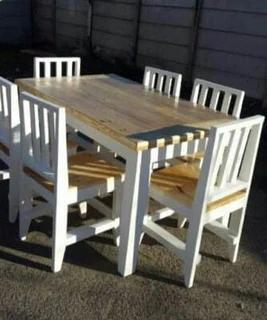 Tables and chairs