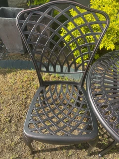 Cast aluminium Bistro set