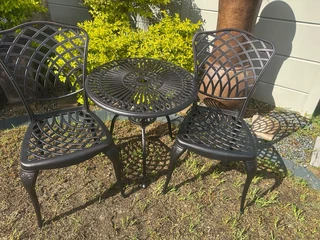 Cast aluminium Bistro set