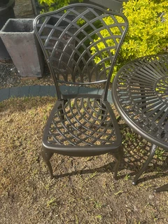 Cast aluminium Bistro set