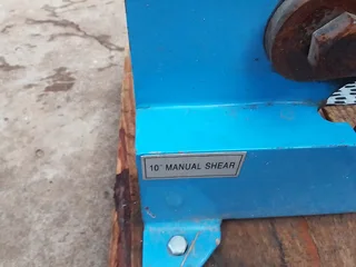 10&#34; manual shear (blue) cutter