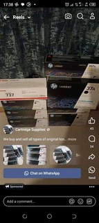 We buu printer cartriges