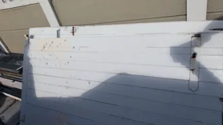 Oregon pine solid doors x2