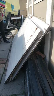 Oregon pine solid doors x2