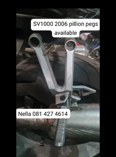 Suzuki SV1000 2006 pillion pegs