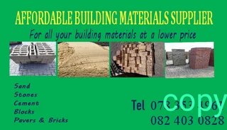 Sand stone and rubble removal