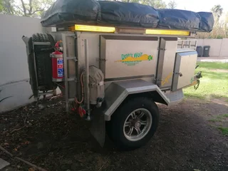 Desert Wolf Lynx stainless steel off-road trailer