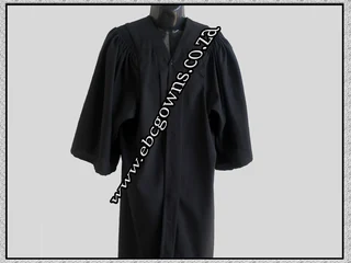 Academic graduation gowns, belts and caps for hire and sale in Benoni CBD.