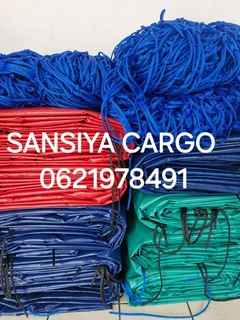 Flat Deck PVC Tarpaulins, Cargo Nets, Ratchets and Straps, Corner Plates