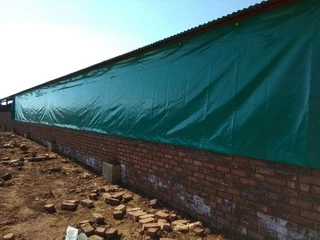 Chicken house curtains