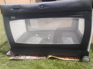 Baby cot and two baby rocking seat