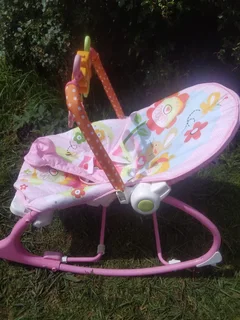 Baby cot and two baby rocking seat