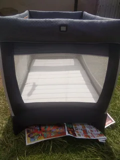 Baby cot and two baby rocking seat