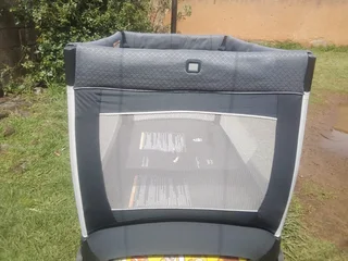 Baby cot and two baby rocking seat