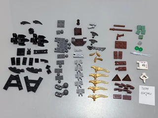 Parts lot: LEGO 70599 Cole&#39;s Dragon (NINJAGO) (6-14) (2016)