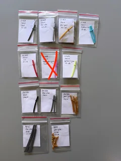 LEGO minifigure accessories and projectile launchers