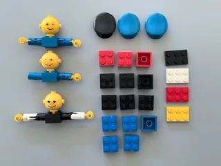 Lot: random LEGO maxifigures (1974-1978)