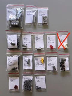 LEGO minifigure accessories and projectile launchers