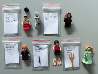 LEGO Harry Potter minifigures plus accessories (sold individually)