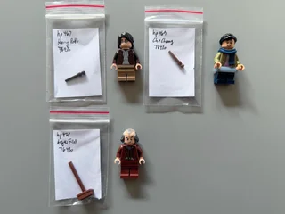 LEGO Harry Potter minifigures plus accessories (sold individually)