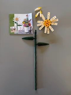 LEGO compatible building blocks: flowers