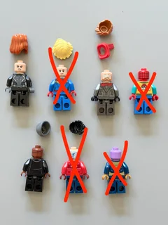 LEGO Marvel The Avengers minifigures (76196) (priced individually)