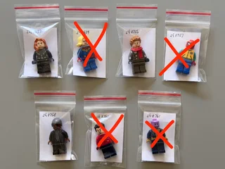 LEGO Marvel The Avengers minifigures (76196) (priced individually)