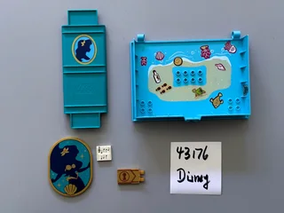 Decorated LEGO Disney Princess parts (sold individually)