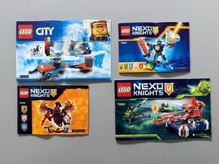 Miscellaneous LEGO instruction booklets (sold individually)
