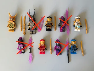 LEGO Ninjago minifigures (71774) (priced individually)