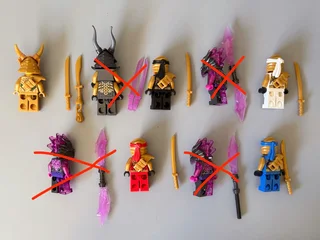 LEGO Ninjago minifigures (71774) (priced individually)