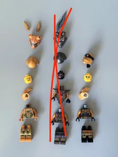 LEGO Ninjago minifigures (71774) (priced individually)