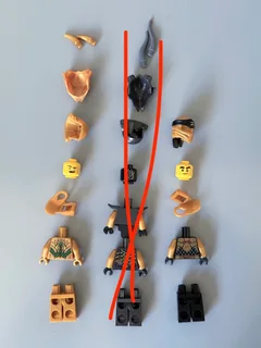 LEGO Ninjago minifigures (71774) (priced individually)