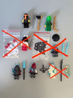 LEGO Ninjago minifigures (70678) (priced individually)