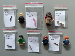 Miscellaneous LEGO Harry Potter minifigures plus accessories (priced individually)