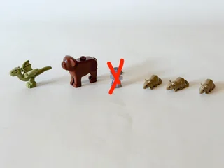 Miscellaneous LEGO Harry Potter animal and creature figurines (priced individually)