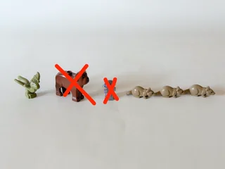 Miscellaneous LEGO Harry Potter animal and creature figurines (priced individually)