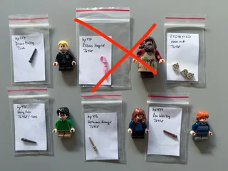 Miscellaneous LEGO Harry Potter minifigures plus accessories (priced individually)