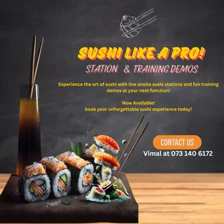Onsite Sushi demo for Events