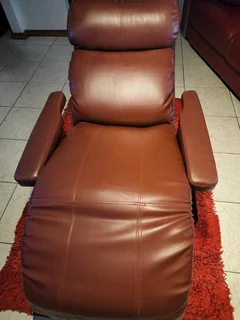 Burgundy recliner