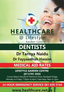 Dentist for emergencies 24 hiur Johannesburg Sandton Randburg Fourways Olivedale and surrounds
