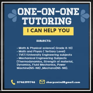 Private ONLINE TUTORING for math, physics, and engineering disciplines is available!