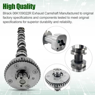 06K109022R Exhaust Camshaft with Control Valve for  Compatible with Audi A3 A4 A5 A6 A7 Q5