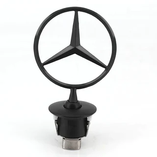 Mercedes-Benz Matte Black Star Logo Emblem C E S Class A2218800186 Brand New