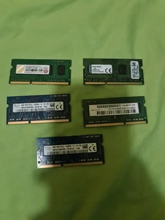 4GB and 8GB rams DDR4 and DDR3 laptop available durban town