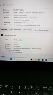 Lenovo L590 core i5 8350U quad core processor speed 4.2 ghz 8gb ram 256 ssd 4gb intel graphics