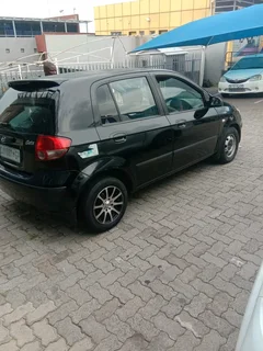 Black hyundai getz