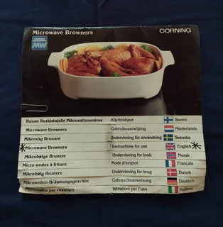 CORNINGWARE MICROWAVE BROWNING DISH